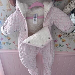 Nordstrom Pink Quilted Kids One Piece